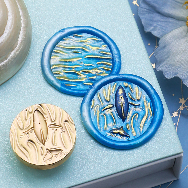 Água flor alívio série selo de - Wax Seal Stamp Set avaliação e preço