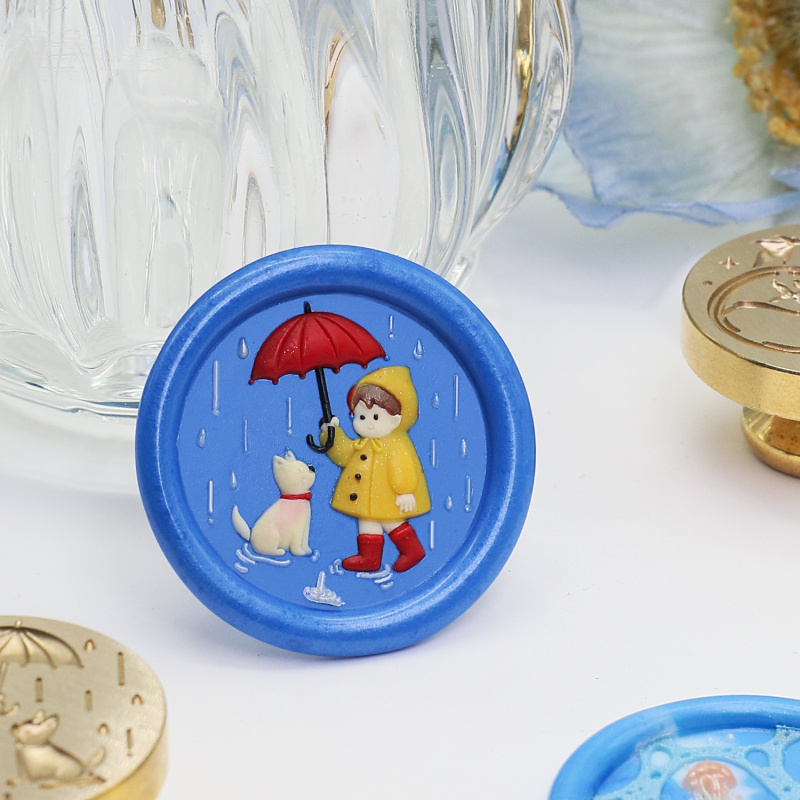 Água flor alívio série selo de - Wax Seal Stamp Set avaliação e preço