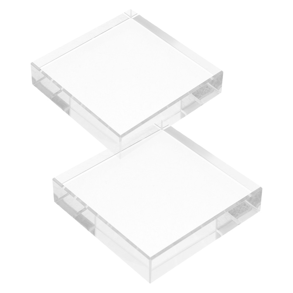 Peso de Papel Quadrado Transpa - Paper Weight Crystal avaliação e preço
