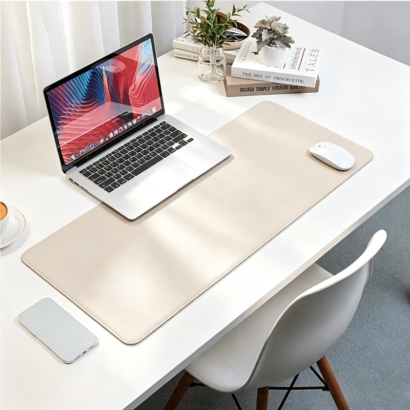 1 unidade de tapete de rato gr - Leather Desk Pad avaliação e preço