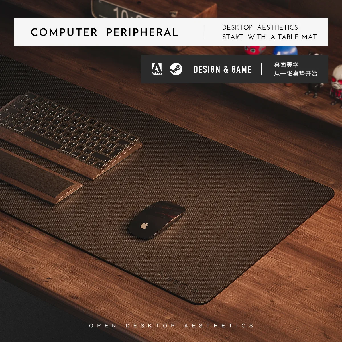 Tapete de Rato em Couro com Te - Leather Desk Pad avaliação e preço