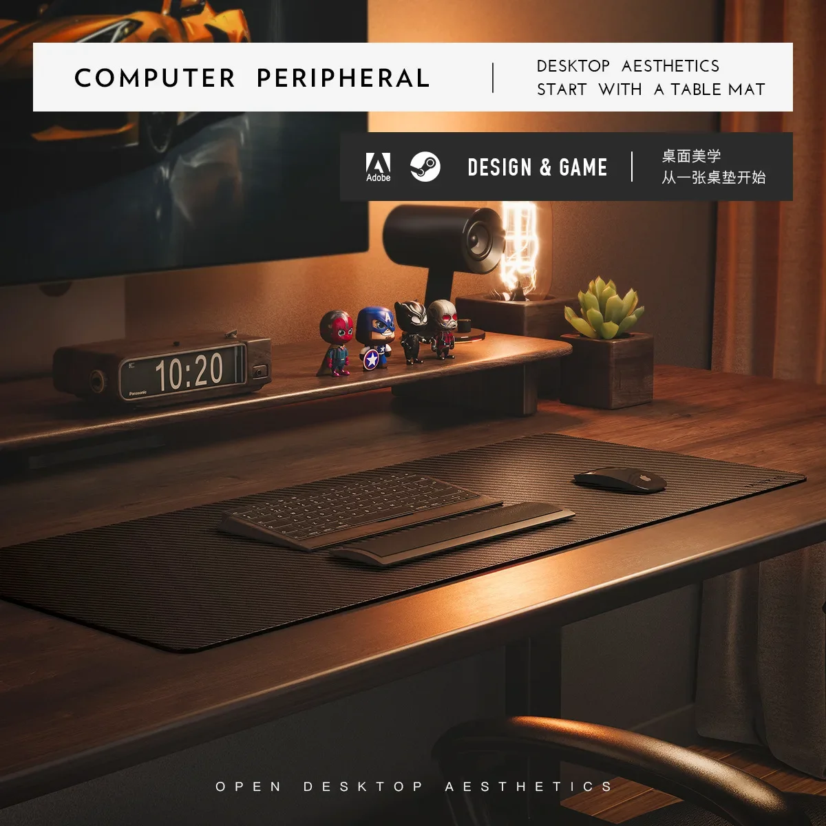 Tapete de Rato em Couro com Te - Leather Desk Pad avaliação e preço