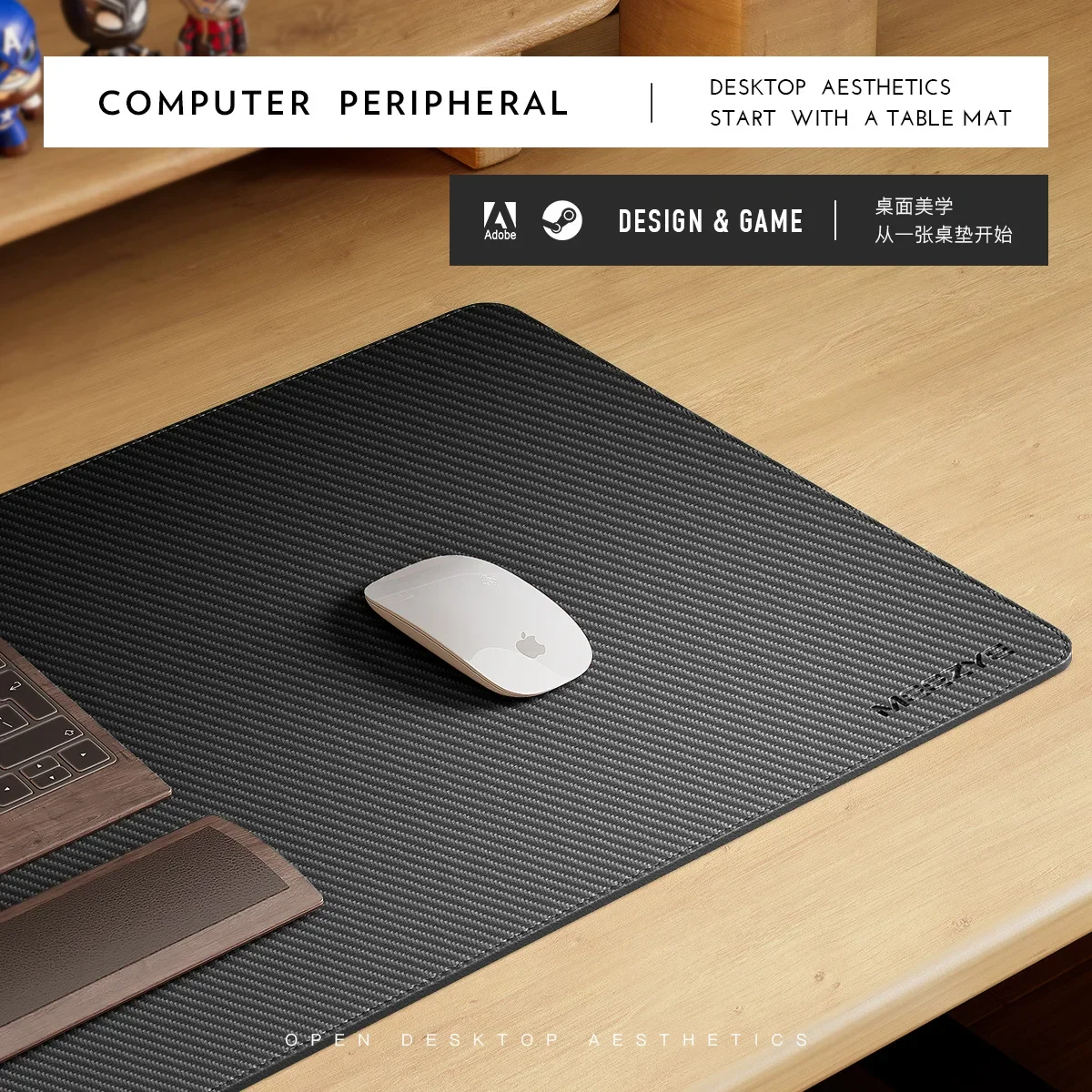 Tapete de Rato em Couro com Te - Leather Desk Pad avaliação e preço