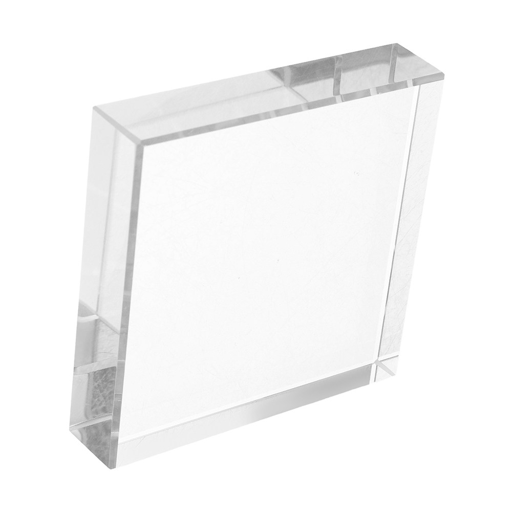 Peso de Papel Quadrado de Cris - Paper Weight Crystal avaliação e preço